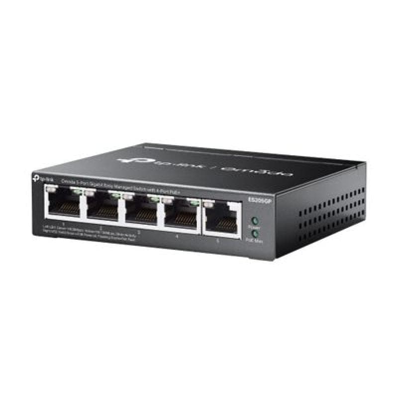 TP-LINK Switch 5x GE ES205GP 4-Port PoE+