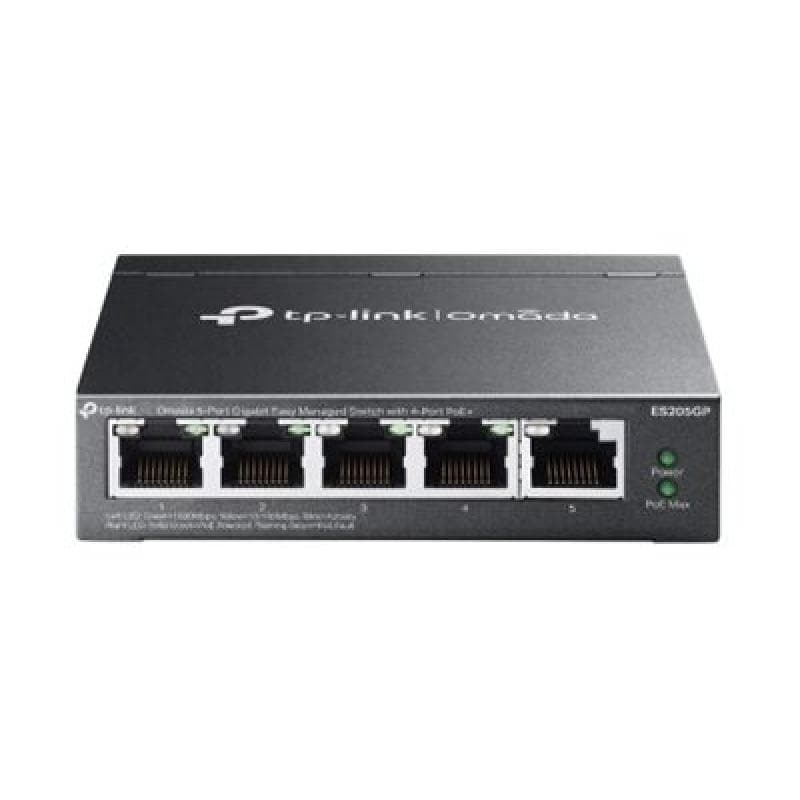 TP-LINK Switch 5x GE ES205GP 4-Port PoE+