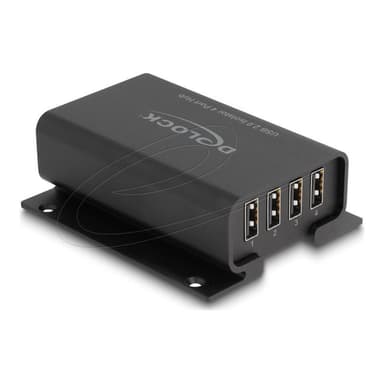 DELOCK 4 Port USB 2.0 Isolator Hub mit 5 kV Isolation für Datenleitung
