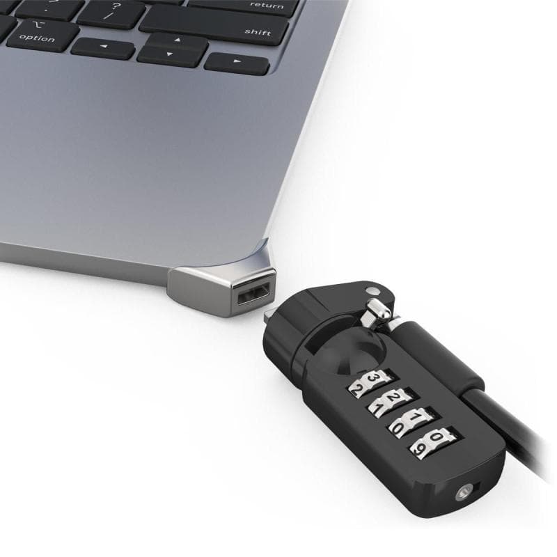 COMPULOCKS Ledge adapter for MacBook Air 15 in M2 and M3 with Combination Cable Lock - Sicherheitski