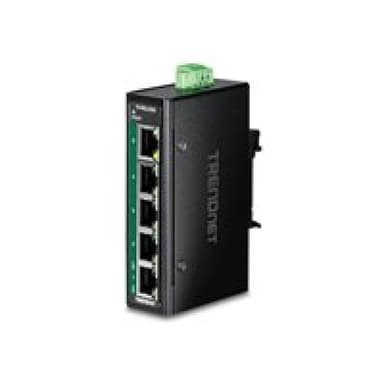 TRENDNET 5-Port Industrial Fast Ethern. PoE+ DIN-Rail Switch