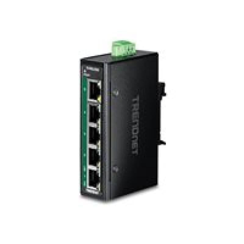TRENDNET 5-Port Industrial Fast Ethern. PoE+ DIN-Rail Switch