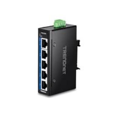 TRENDNET 5-Port Industrial Gigabit DIN-Rail Mini Switch