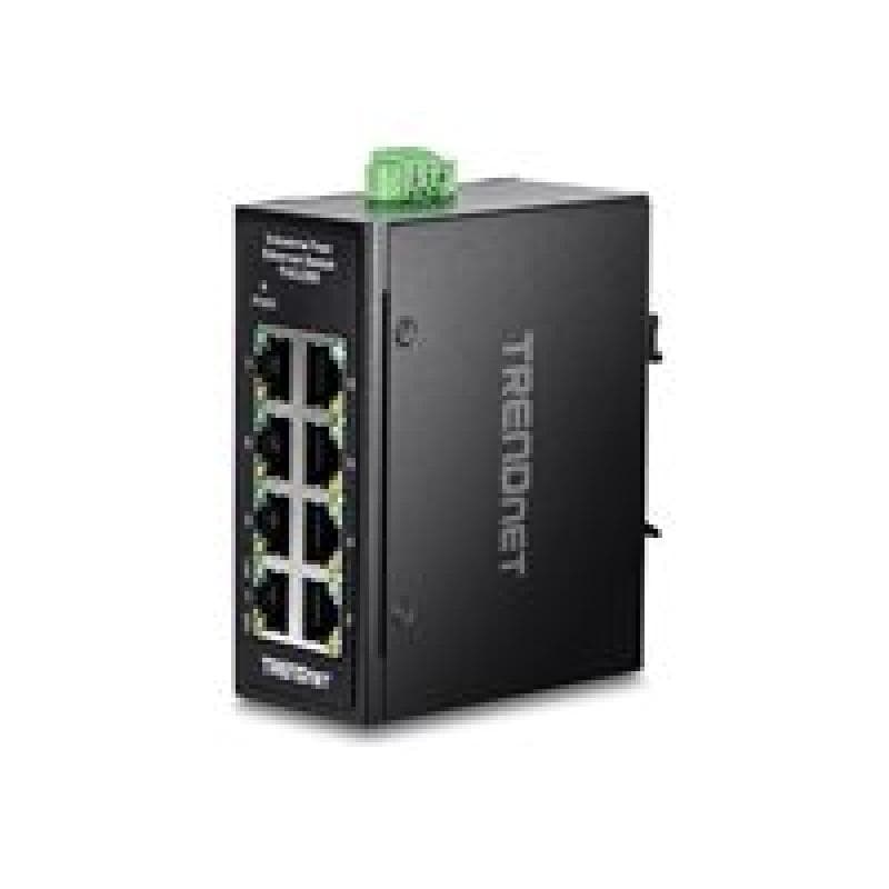 TRENDNET 8-Port Industrial Fast Ethernet DIN-Rail Mini Switch