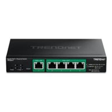 TRENDNET 5-Port Gigabit PoE++ Powered Managed Switch PoE PT