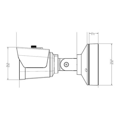 BOSCH Bullet 2mp 3.3-10.2mm IP166
