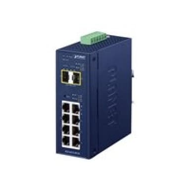 PLANET TECHNOLOGY IP30 Industrial L2/L4 8-Port