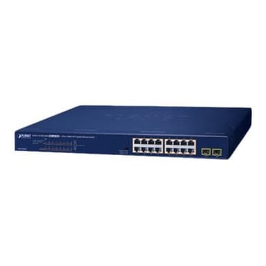 PLANET TECHNOLOGY 16-Port 10/100/1000T 802.3at