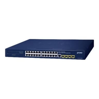 PLANET TECHNOLOGY IPv4/IPv6, 24-Port