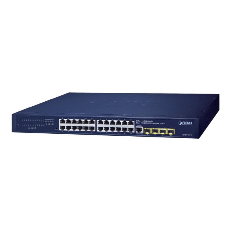 PLANET TECHNOLOGY IPv4/IPv6, 24-Port