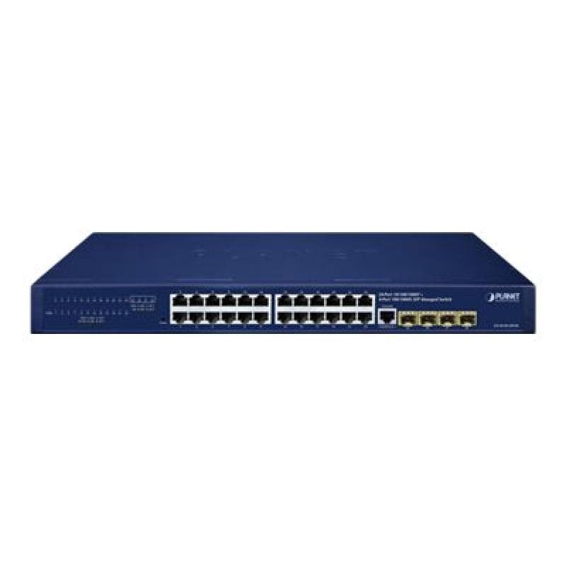 PLANET TECHNOLOGY IPv4/IPv6, 24-Port