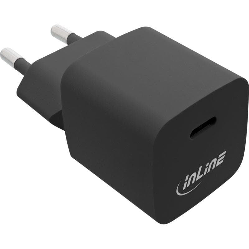 INLINE USB Netzteil Ladegerät Single USB-C, 33W, schwarz