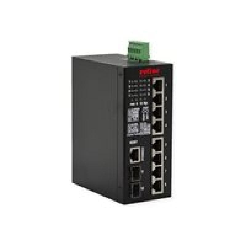 ROLINE Industr. Gigabit Eth. Switch 8x+ 2x dual-speed SFP managed