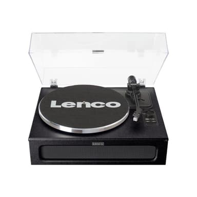 LENCO LS-430BK Plattenspieler mit 4 Lautsprechern BT