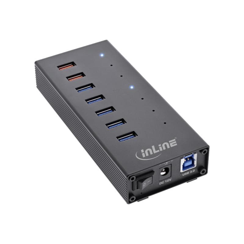 INLINE Hub - 7 x USB 3,2 Gen 1 - Desktop (35395I)