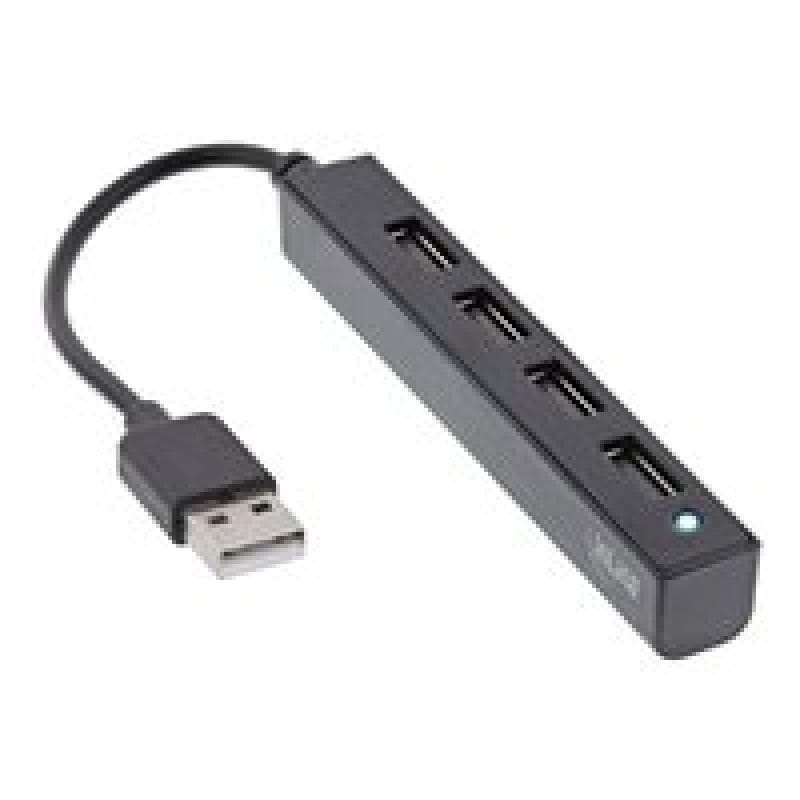 INLINE USB 2.0 4-Port Hub - USB-A Stecker auf 4x USB-A Buchse