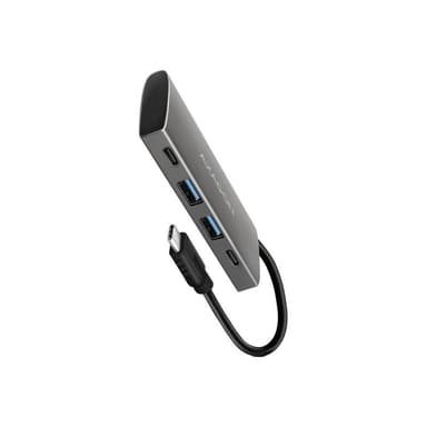 AXAGON HMC-4G2 Multiport-Hub USB 3.1 HDMI Gbit-LAN 2x USB-A USB-C (HMC-4G2)