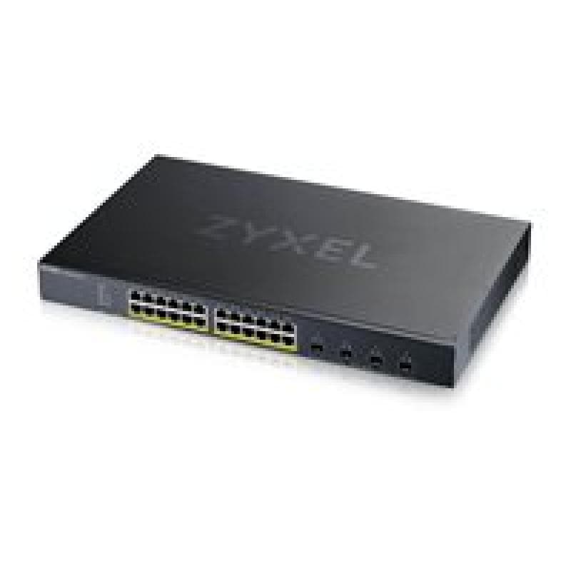 ZYXEL 28-Port Smart Managed PoE+ Switch
