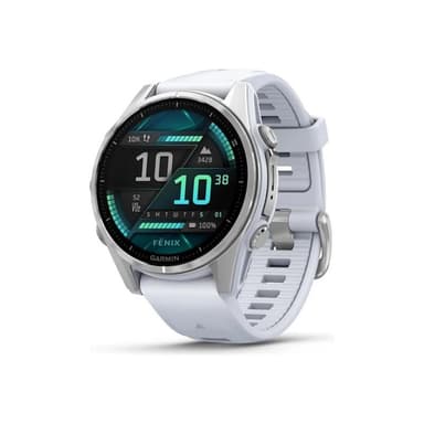 GARMIN fenix 8 43mm steinweiß/silber