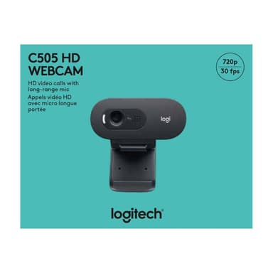 LOGITECH C505 HD webcam 1280 x 720