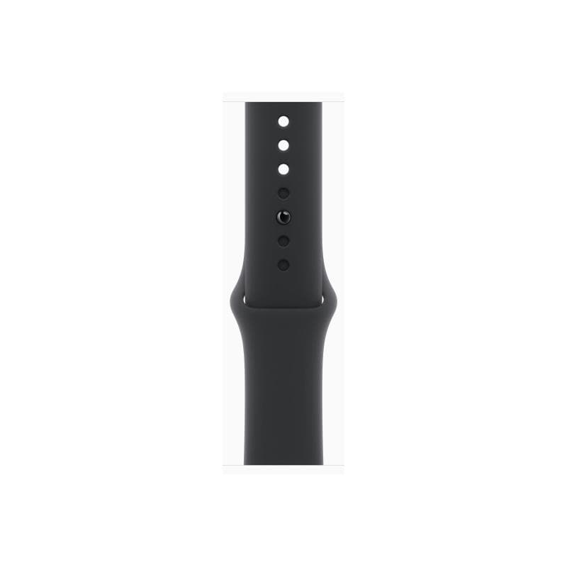 APPLE Watch Series 10 GPS 46mm Aluminium Diamantschwarz Sportarmband schwarz - M/L