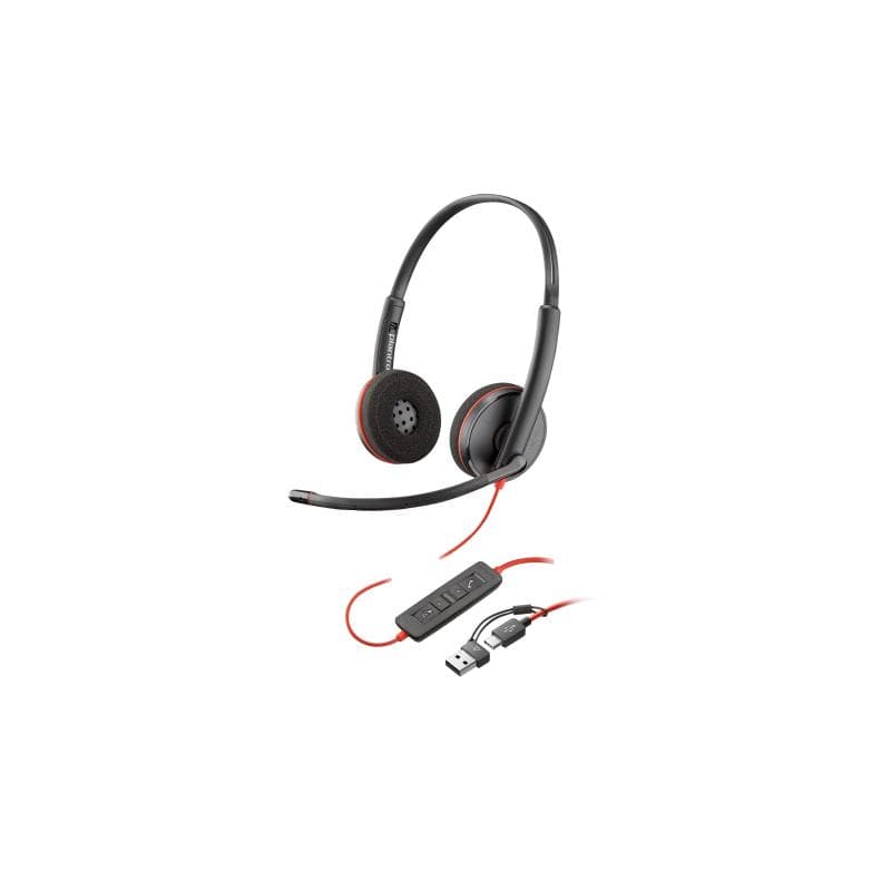 HP Poly BW 3220 Stereo USB-C HS +USB-C/A