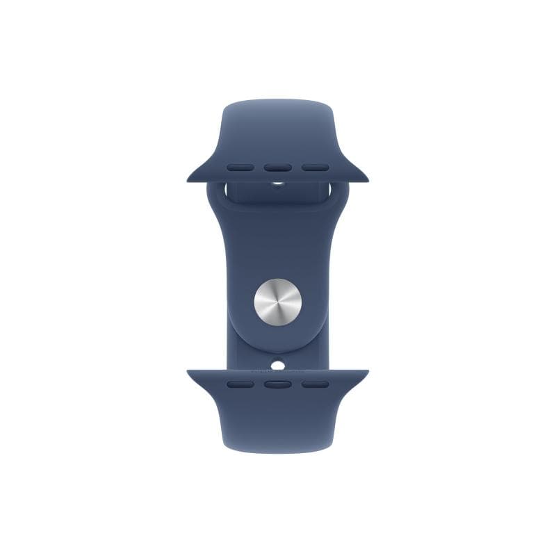 APPLE Watch Series 10 GPS + Cellular 46mm Silver Aluminium Case with Denim Sport Band - M/L