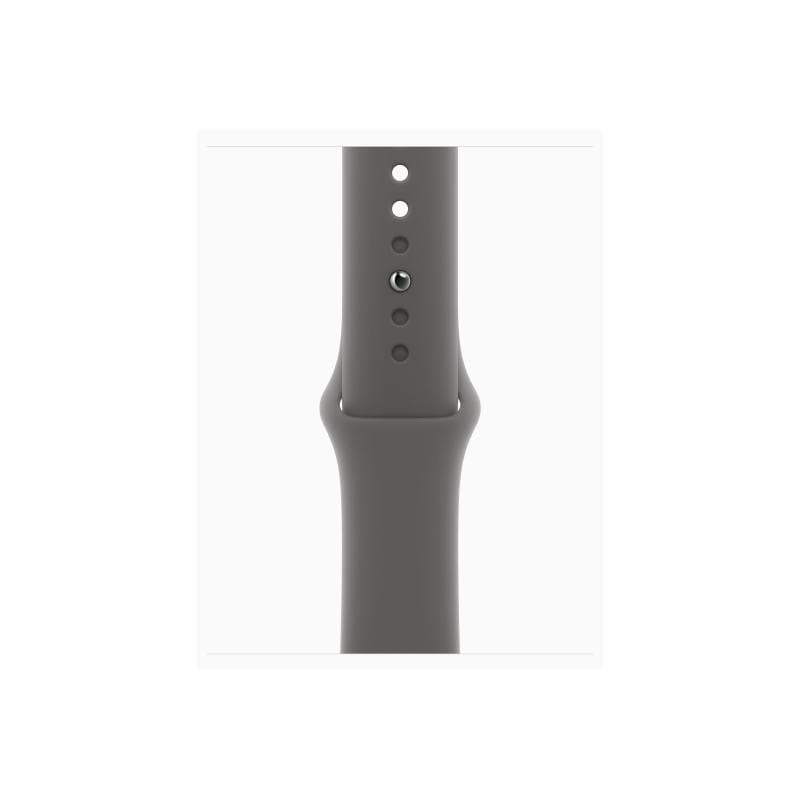 APPLE Watch Series 10 GPS + Cellular 42mm Natural Titanium Case with Stone Grey Sport Band - S/M