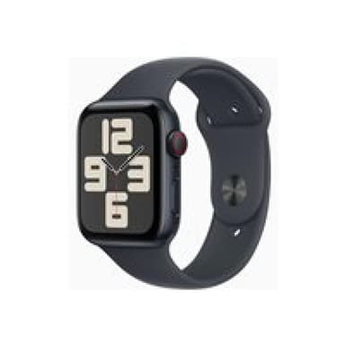 APPLE Watch SE GPS + Cellular 44mm Midnight Aluminium Case with Midnight Sport Band - M/L