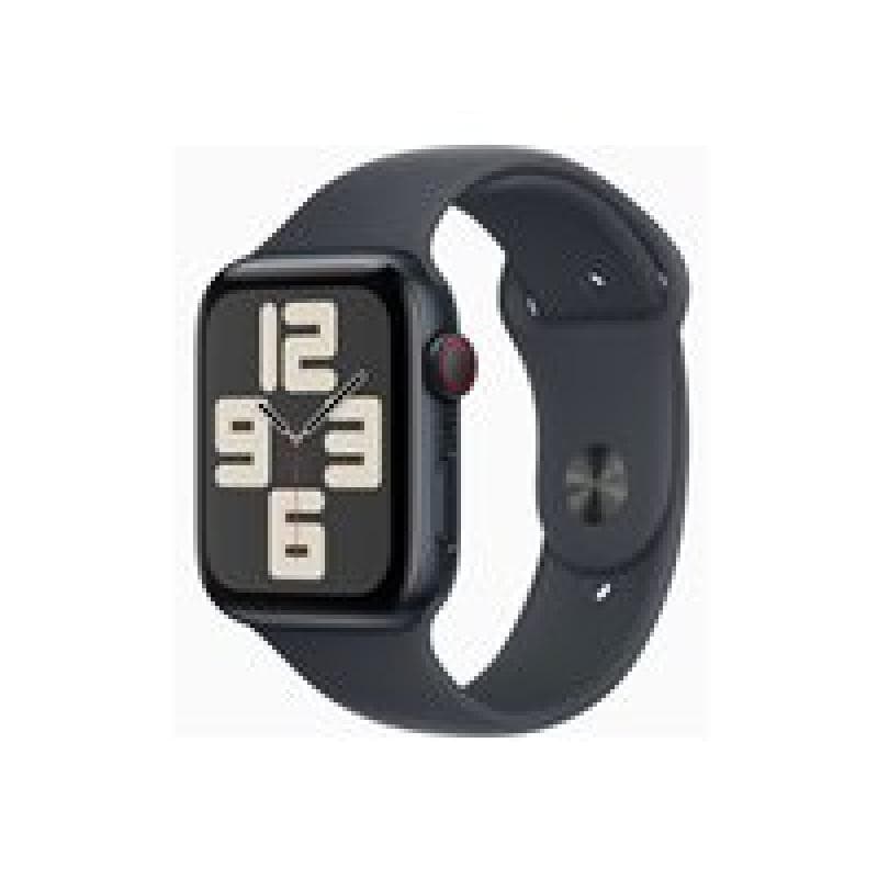 APPLE Watch SE GPS + Cellular 44mm Midnight Aluminium Case with Midnight Sport Band - M/L
