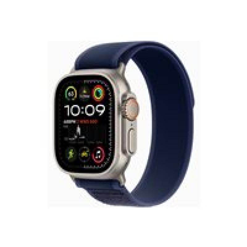 APPLE Watch Ultra 2 GPS + Cellular 49mm Natural Titanium Case with Blue Trail Loop - S/M