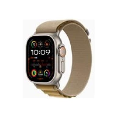 APPLE Watch Ultra 2 GPS + Cellular 49mm Natural Titanium Case with Tan Alpine Loop - Large