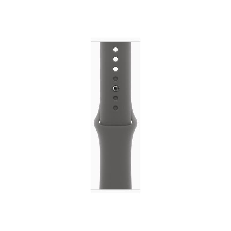 APPLE Watch Series 10 GPS + Cellular 46mm Natural Titanium Case with Stone Grey Sport Band - M/L