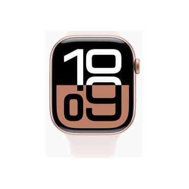 APPLE Watch Series 10 GPS + Cellular 46mm Rose Gold Aluminium Case with Light Blush Sport Band - M/L