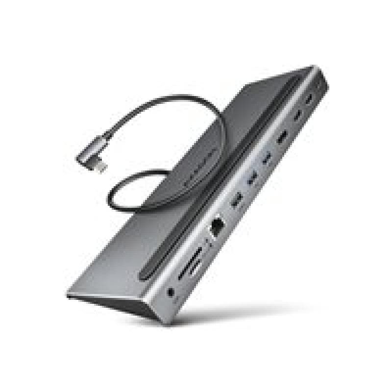AXAGON HMC-4KX3 USB 5Gbps hub 3x USB-A 2x HDMI+ DP+ GLAN+ SD/microSD+ audio PD (HMC-4KX3)