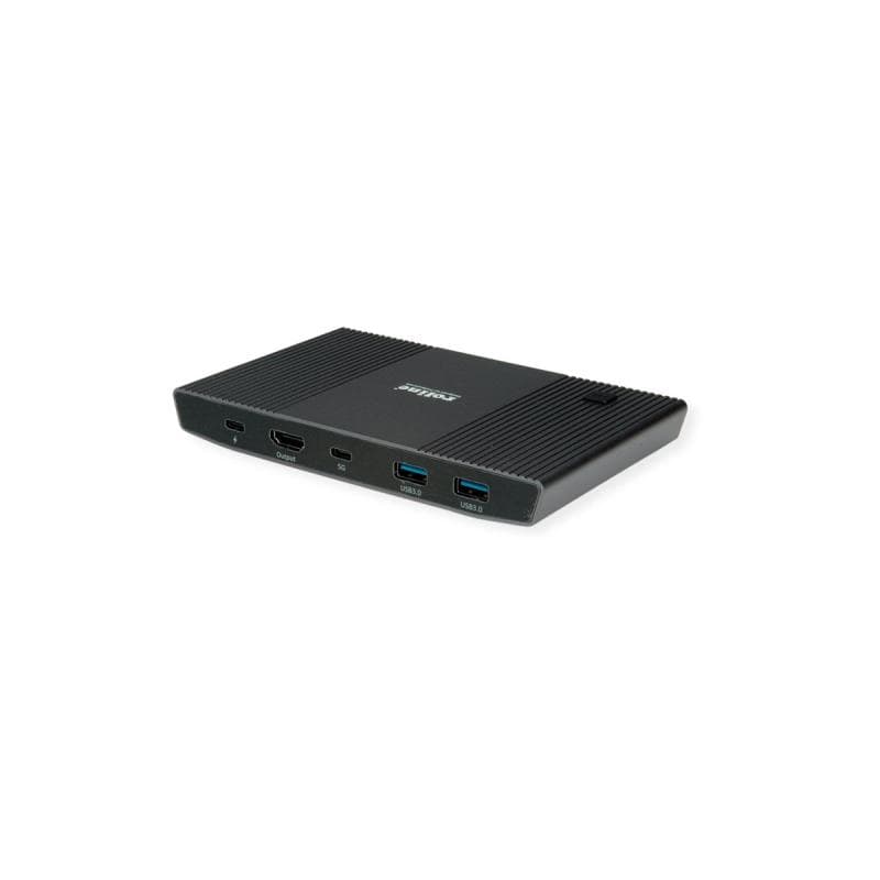 ROLINE KVM Switch, HDMI 4K, USB, 1 User - 2 Mobilgeräte
