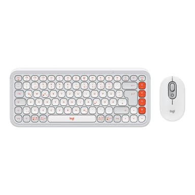 LOGITECH POP ICON COMBO - OFF WHITE - DEU