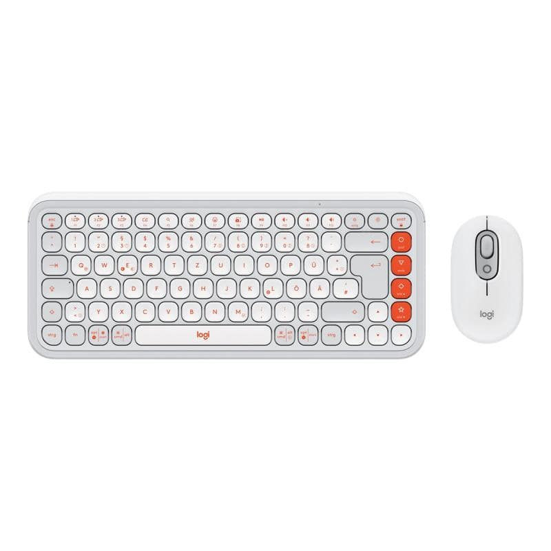 LOGITECH POP ICON COMBO - OFF WHITE - DEU