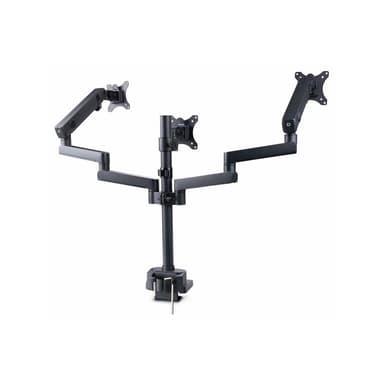STARTECH.COM Monitortischhalterung fur 3 Monitore 68,58cm 27Zoll VESA 75x75/100x100 Höhenverstellbar