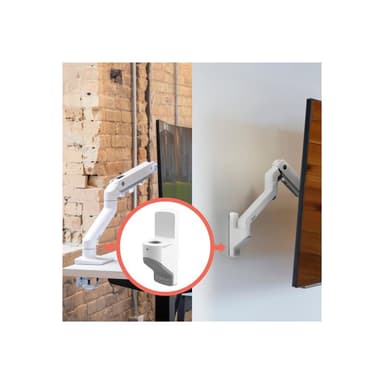 ERGOTRON HX Monitor Arm Wand-Umbausatz weiß