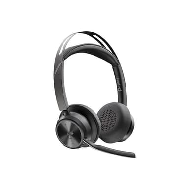 HP Poly Voyager Focus 2-M USB-C-Headset incl. Ladestation + Adapter USB-C/ -A, MS-Teams kompatibel