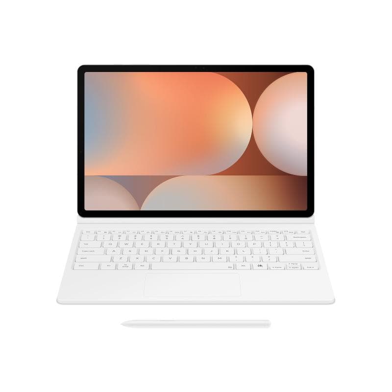 SAMSUNG Book Cover Keyboard für Tab S10+/S9+/S9 FE+ White