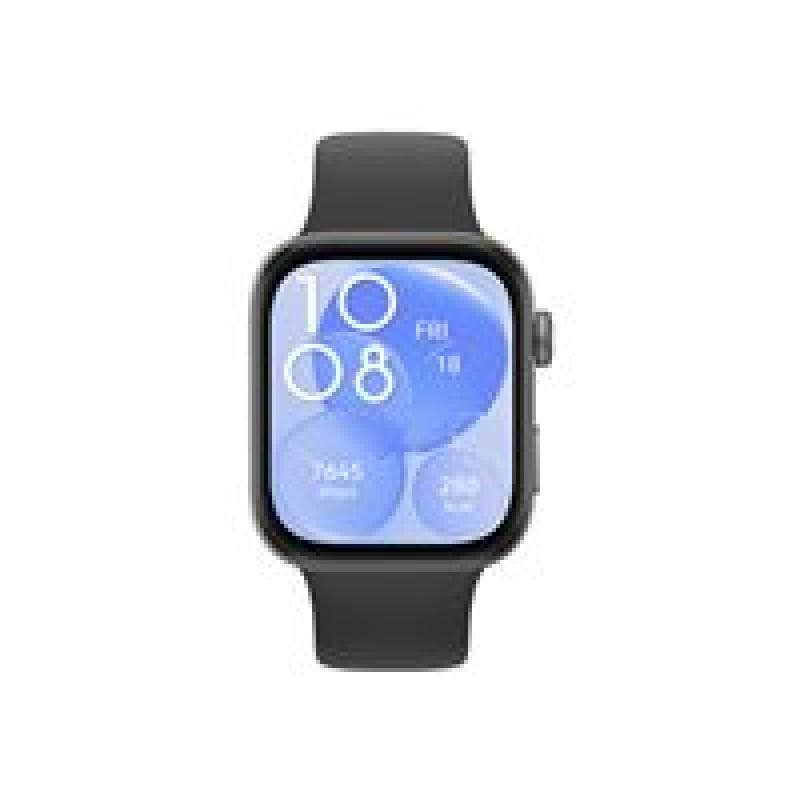 HUAWEI Watch Fit 3 (Solo-B09S) (schwarz, Fluorelastomer-Armband in schwarz)