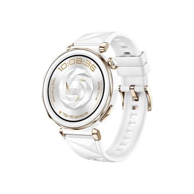 HUAWEI Watch GT5 PRO 42mm (Jana-B29F) (weiß, Gehäuse aus Keramik, weißes Fluorelastomer-Armband)