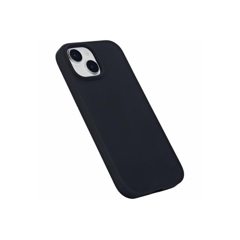 ESTUFF INFINITE ROME iPhone 15 Black Magnetic Cover. Material