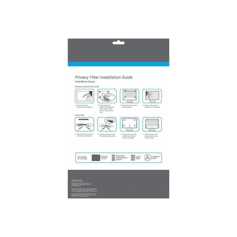 ESTUFF Blickschutzfilter für Bildschirme - 2-Wege - 63.5 cm (25″)