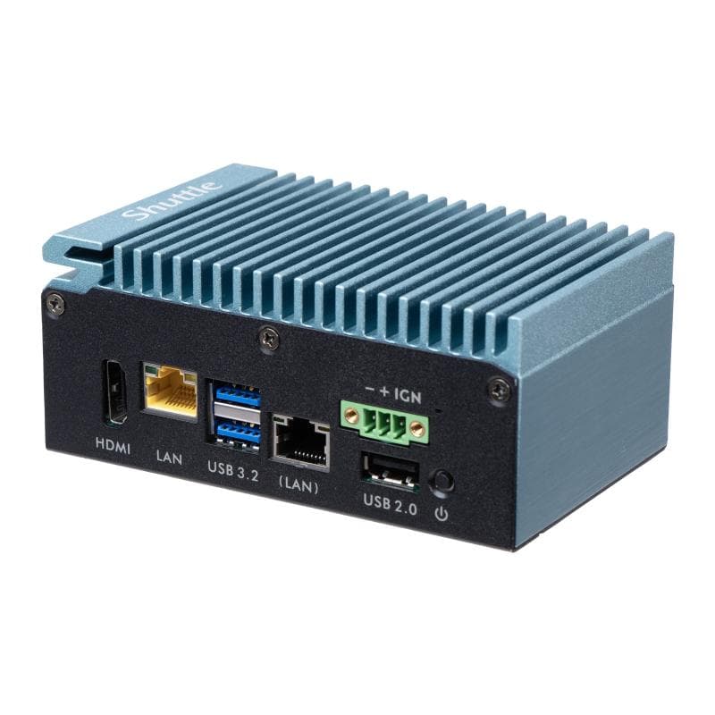 SHUTTLE Barebone SPCEL02 Intel Celeron J6412 1xSODIMM max 32GB DDR4 2x2.5G LAN