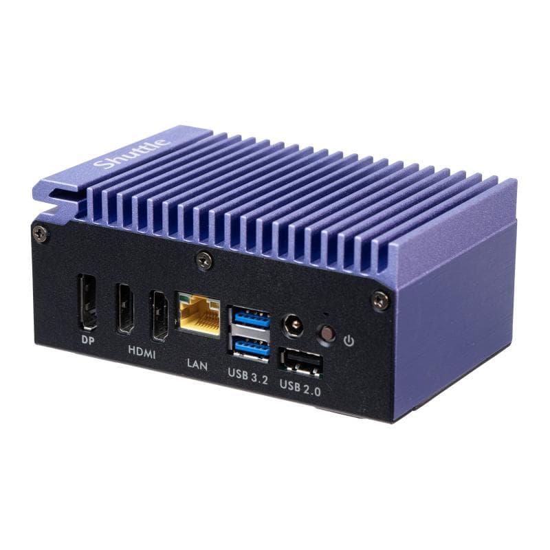 SHUTTLE Barebone SPCEL02 Intel Celeron J6412 1xSODIMM max 32GB DDR4 2.5G LAN