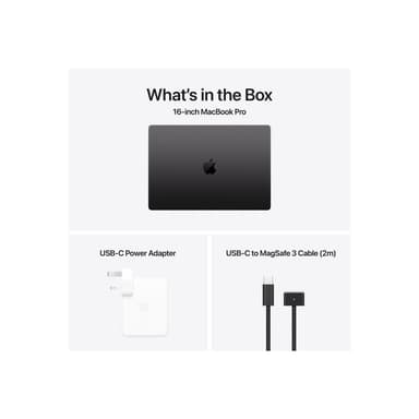 APPLE MacBook Pro Schwarz 40,6cm (16″) M4 Max 36GB 1TB MacOS