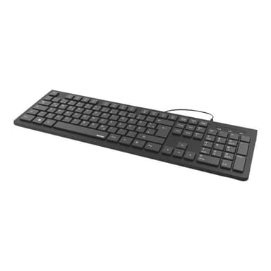 HAMA Basic-Tastatur KC-200, Schwarz, QWERTY, UKR (89182681)